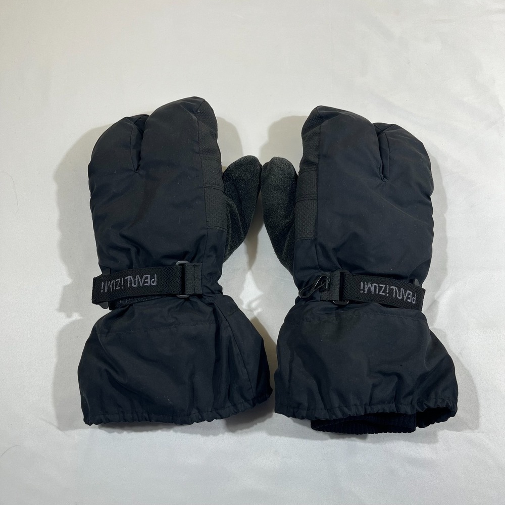 Pearl Izumi Lobster Cycling Mittens Black Size L Winter Warm Split Finger Gloves